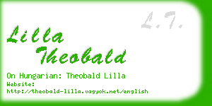 lilla theobald business card